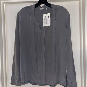 MaxMara Tie-Neck Blouse - Lightweight Silky Fabric